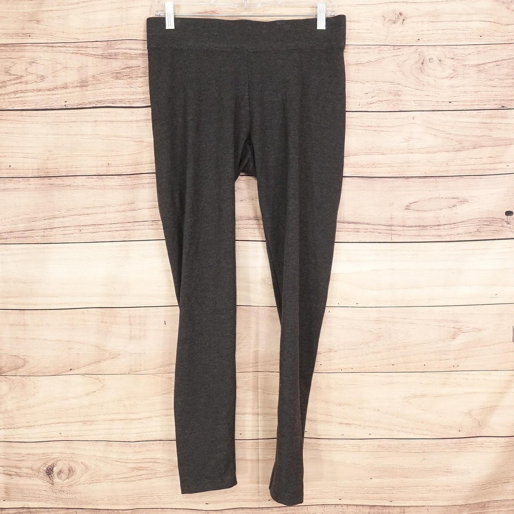 Sonoma Goods For Life Leggings Womens M Gray Mid Rise Everyday Slim Stretch